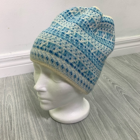 Columbia Wool Blend Tassel Beanie Fair Isle Pattern - Picture 5 of 10